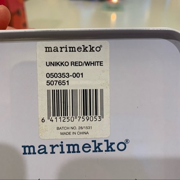 MARIMEKKO tin container with lid, Unikko - Picture 2 of 13